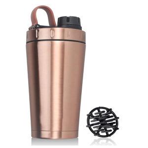 750ml double couches de mélange de protéines en acier inoxydable Bouteille mélangeur boule grille double isolation Bouteilles d'eau avec logo personnalisé - Product Image 5