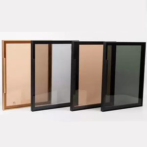 Modern Design Wrought Iron <b>Door</b> for Home Entry Windproof Glass Fiberglass Nylon <b>Screen</b> <b>Netting</b> Side Opening Painted Surface - Product Image 6