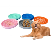 Tapis de léchage pour animaux de compagnie personnalisé, écologique et portable, gamelle anti-glouton en silicone étanche pour chiens