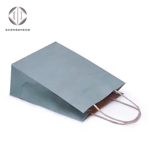 Manufacturer Custom Brand Logo Luxury Kraft Paper Bag With Handle Black Custom Kraft Bags Bag