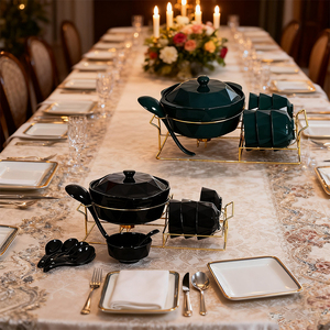 Nordic New Food Grade Ceramic Cookware logo <span class=keywords><strong>Ensemble</strong></span> de bols à soupe <span class=keywords><strong>Soupière</strong></span> personnalisée - Product Image 3