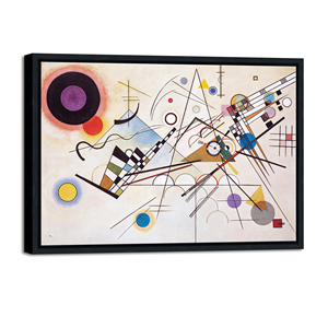 Arte de Pared en Lienzo Plástico Enmarcado al por Mayor, Arte Abstracto Clásico de <span class=keywords><strong>Kandinsky</strong></span>, Reproducciones de Pinturas Famosas para Colgar en el Hogar - Product Image 5