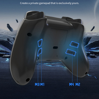 Manette de Jeu Sans Fil RVB pour PS5 avec Double Vibration, Joystick à Effet Hall et Gâchettes pour Console PS4/PS5