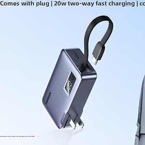 UGREEN Chargeur Portable Certifié 3C, Alimentation Mobile 3-en-1, Charge Rapide 20W USB-A/Type-C pour Appareils Officiels - Product Image 1