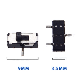 Interruptor de palanca SMD de perfil ultrabajo 7DMV-12N01, 2 posiciones, 3 pines SPDT, altura de palanca de 2.0 mm, interruptor de alimentación deslizante en miniatura para PCB - Product Image 4