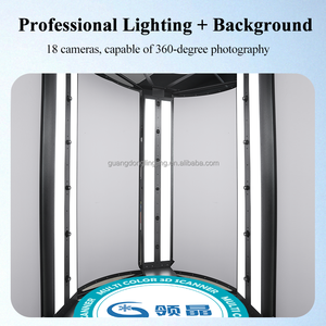 Hot bán 2 giây nhanh chóng <span class=keywords><strong>360</strong></span> độ scan 18 máy ảnh photogrammetry gian hàng đầy đủ màu sắc 3D cơ thể Scanner cho 3D trò chơi mô hình - Product Image 3