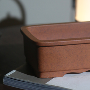 Weizhen Zisha Rectangular Flower Pot <b>Wood</b> Fired Duan Clay Handmade <b>Planters</b> - Product Image 3