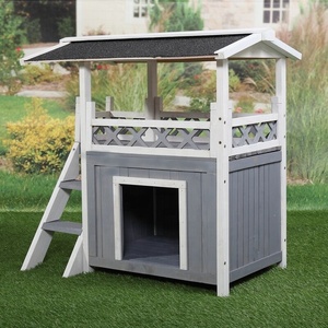 Caseta grande <span class=keywords><strong>de</strong></span> <span class=keywords><strong>madera</strong></span> <span class=keywords><strong>para</strong></span> <span class=keywords><strong>perros</strong></span>, jaula <span class=keywords><strong>de</strong></span> lujo <span class=keywords><strong>para</strong></span> mascotas, <span class=keywords><strong>para</strong></span> exteriores, gran oferta - Product Image 5