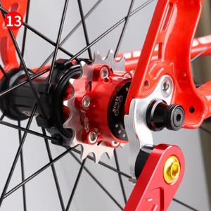 ชุดแปลงเฟืองคงที่1สปีดเทปคาสเซ็ตความเร็วเดียวสำหรับฮับจักรยานสีดำขนาด7-10วินาที - Product Image 4