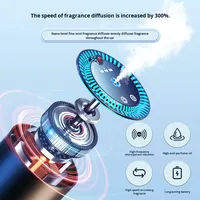 Diffuseur d'arômes portable électrique à clip pour grille d'aération de voiture, personnalisé, avec capteur de vibration pour véhicules modernes
