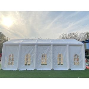 خيمة مخصصة قابلة للنفخ للحدث في الهواء الطلق خيمة زفاف بيضاء قابلة للنفخ خيمة منزل كبيرة للحفلات ضوء Led خيمة ملهى ليلي - Product Image 5