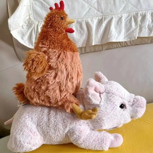 Nuevo Peluche de Gallina de Algodón, Juguete de Peluche de Gallo, Regalo Creativo para Niños - Product Image 5