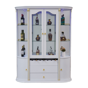 בית יוקרה מודרני ארון ארון בר יין יוקרה פופולרי בארון יין בר יוקרה פופולרי עם תכונה extendable עבור תצוגת ריהוט הבית - Product Image 2