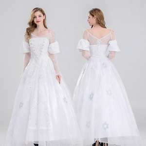 ชุดผู้หญิง ชุดราชินีสีขาวอลิซในแดนมหัศจรรย์ - Product Image 2