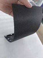 P2/P4 Внутренние полноцветные изогнутые LED-экраны 320x160 мм, гибкий модуль, видеостена, высокая яркость, анимация, для торговых центров самообслуживания