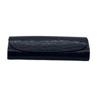 Luxe personnalisé pas cher en gros nouvel étui à lunettes Logo personnalisé étui de rangement en cuir