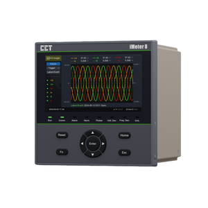 Monitor de Energía Trifásico CET IMeter 8 Advanced PQ Clase 0.2S con 2 Puertos Ethernet y 2 Puertos RS-485, Pantalla LCD TFT de 0.2S - Product Image 4