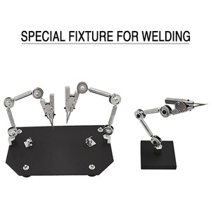 Support de réparation de circuits imprimés, fixation spéciale pour soudure, outils de fabrication de bijoux, pince à <span class=keywords><strong>fer</strong></span> à <span class=keywords><strong>souder</strong></span>, gabarit de soudage simple/double tête - Product Image 1