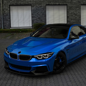 Bmw 4 Series F32 F33 F36 Led Grille With Light Single Or Double Line Front Bumper Modification - Product Image 2