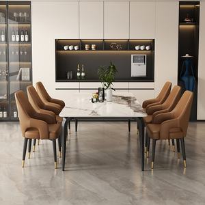 Chaise d'Hôtel Italienne Simple et Moderne de Luxe Accessible <span class=keywords><strong>Scandinave</strong></span> Tabouret de Table à Manger Haut de Gamme pour Maison et Restaurant - Product Image 3