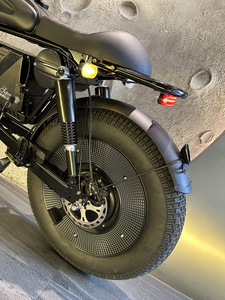 Bicicleta Eléctrica para Adultos/Jóvenes con Batería de Litio de 48V, Diseño Estilo Motocicleta, Alcance de 65km, Motor Trasero TDM009Z - Product Image 4