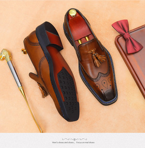 Nouvelles Chaussures Oxford en Cuir Véritable de Vache Respirantes pour Hommes Grande Taille – Idéales pour le Bureau, les Affaires et les Tenues Professionnelles - Product Image 6
