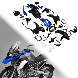 Kit Completo de Carenado de Inyección con Cubierta Lateral de Batería para BMW K51 R1200GS ADV 2012-2019, ABS de Alto Rendimiento, Pintado en Negro - Product Image 3