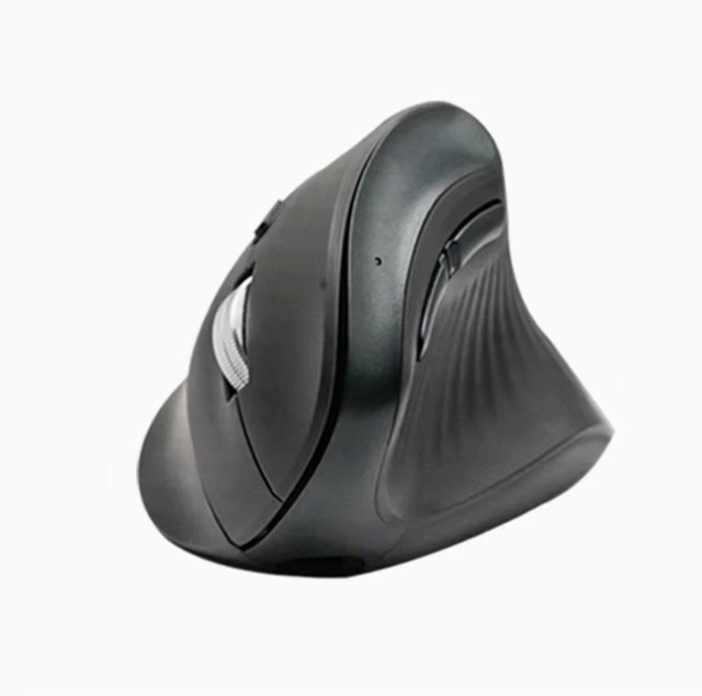 Right-Handed Vertical Dual-mode Wireless RGB Backlit Mouse Ergonomic 6 Buttons Optical 1000/1600/2000/4000 DPI 2.4G