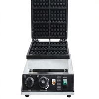 Machine à gaufres 6 carrés, gain de place, haute efficacité pour les heures chargées