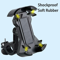 Pince de guidon de vélo flexible facile à installer support de téléphone support de téléphone universel vélo moto pince de support de téléphone