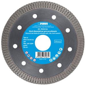 Disques de coupe diamantés professionnels FERVI 350 mm en alliage pour grès cérame, utilisation humide sur béton et métaux - Product Image 1