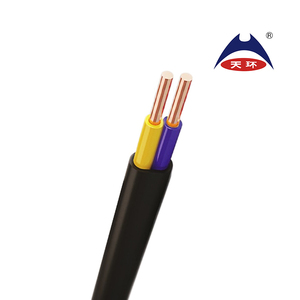 Câbles de connexion gainés en PVC isolés ronds et conducteurs solides H05VVH2-U BVVB PVC 0.75mm 1mm 1.5mm 2.5mm 4mm 6mm 10mm Cuivre - Product Image 1