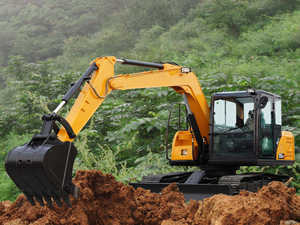 Vente flash : Excavatrice sur pneus SY65W de 6 tonnes, 45,4 kW, pelle hydraulique pour travaux de construction et de voirie - Product Image 3