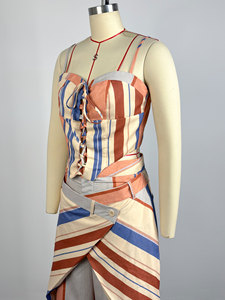 Ensemble <span class=keywords><strong>deux</strong></span> <span class=keywords><strong>pièces</strong></span> pour <span class=keywords><strong>femme</strong></span> STOCK Print, débardeur à lacets et pantalon large, tenues de créateur, tailles S-XL - Product Image 5