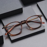 Montures de lunettes en titane et acétate 6005 unisexe – Monture optique en titane – Vente chaude – Vente en gros usine