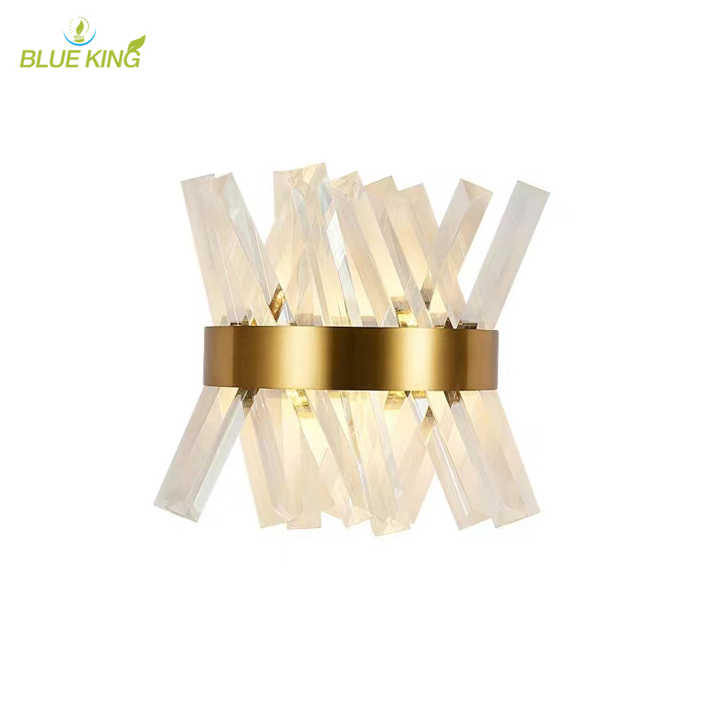 Post modern Indoor Corridor Bedroom Decoration E14 led pulg in wall sconce brass wall candle holder sconce glass wall light lamp