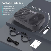 Plaque vibrante pour le corps entier, machine de massage vibratoire pour l'exercice, plaque de fitness vibratoire