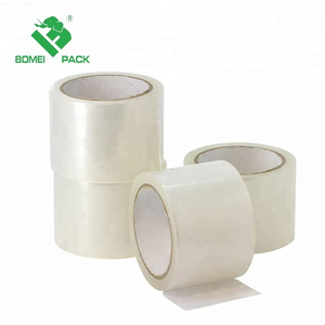 Ruban adhésif d'emballage transparent robuste et silencieux BOMEI PACK, 2,4 mil, 3 pouces, 60 yards, recharges de ruban d'emballage pour expédition et emballage - Product Image 1