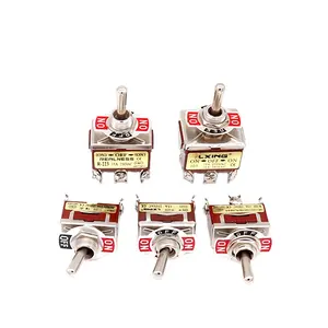 High quality ON OFF ON self locking small manually switch 6 Pin Toggle Switch Control switch