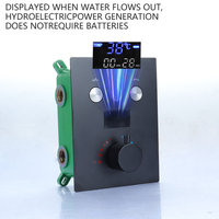 Ensemble de douche thermostatique de luxe Full Body LED Gold Robinet de bain et de douche caché Plafond 300*300mm Canada