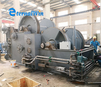 Treuil de remorquage marin électrique hydraulique à double tambour 600 kn pour barges