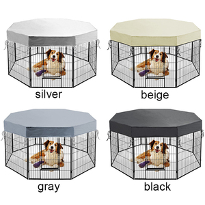 Housse de protection supérieure en fil métallique pour cage de chien, résistante au soleil, pour enclos intérieur/extérieur, imperméable - Product Image 2