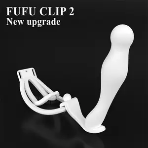 Sex Toy Butt Plug Avec 3 Taille Le Clip Fufu Pour Mâle Sissy Mimic Femelle Chatte Cage De Chasteté Trainingsclip Masturber Sexy Toys18 +