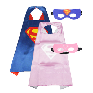Wholesale Halloween Cosplay Party Super Hero Capes and Mask <strong>Costume</strong> Set <strong>Spidermans</strong> America Movie Cartoon Kids Hero Cape Cloak - Product Image 1