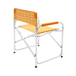 Sedia Pieghevole da Giardino e Spiaggia Medina Orange 47x57x80 in Alluminio per Campeggio, Pesca e Attività all'Aperto in Materiale Ferroso - Product Image 2