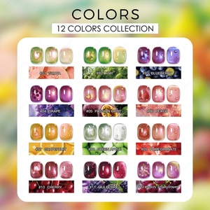 JTING Nouvelle Collection de Vernis Gel Effet Œil de Chat 12 Couleurs pour Fêtes Thème Fruit, OEM/ODM, Personnalisation Gratuite de Marque Privée - Product Image 4