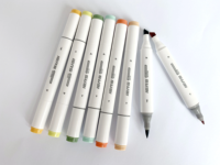 Marqueurs à alcool rechargeables Ohuhu, 320 couleurs, pointe biseautée et pointe fine - Double pointe, à base d'alcool, qualité supérieure, OEM ODM