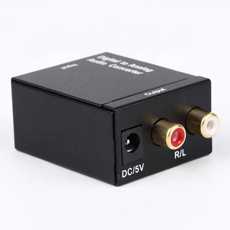 Coaxial o Toslink señales de audio digital a convertidor de audio analógico L/R