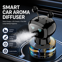 Robot d'aromathérapie intelligent pour voiture, purificateur d'air et humidificateur, diffuseur automatique de parfum
