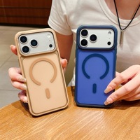 Coque de téléphone de qualité supérieure au toucher agréable pour iPhone 17 Pro Max, coque magnétique de luxe pour iPhone 11 12 13 14 15 16 17